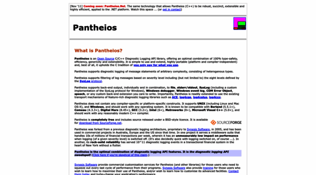 pantheios.org