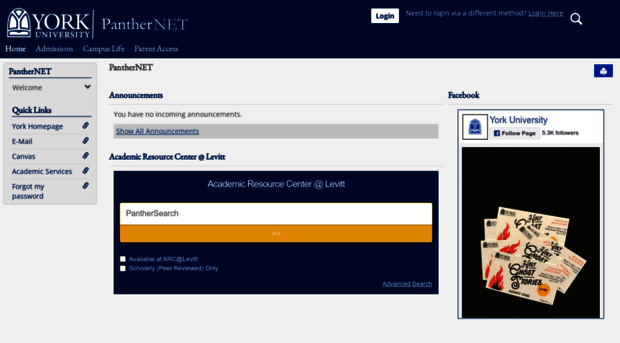 panthernet.york.edu