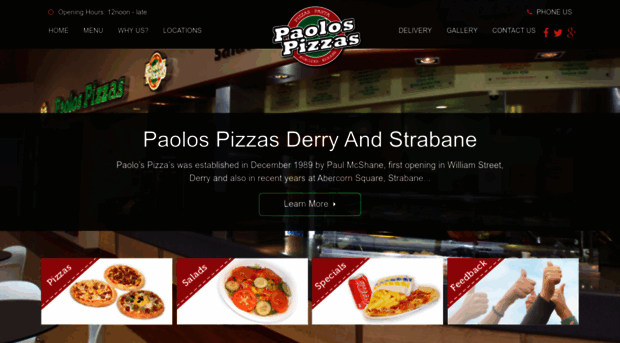 paolospizzas.com