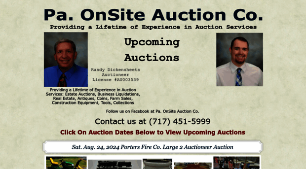 paonsiteauction.com