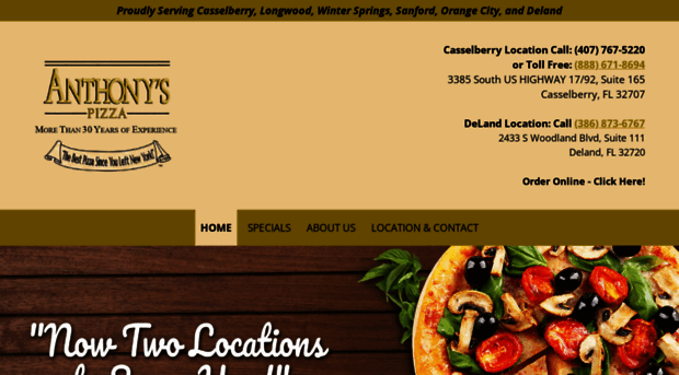 papaanthonyspizza.com