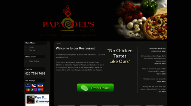 papadels.co.uk