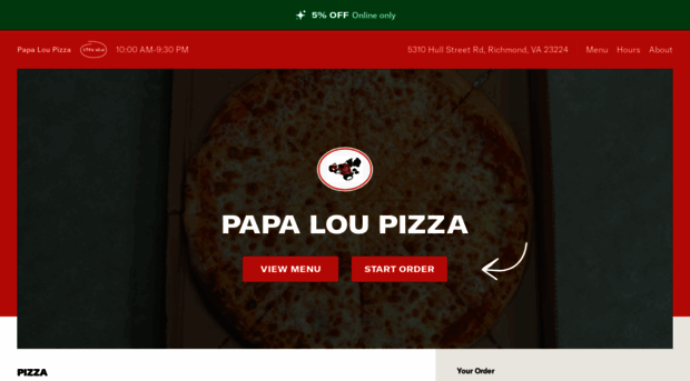 papaloupizza.com