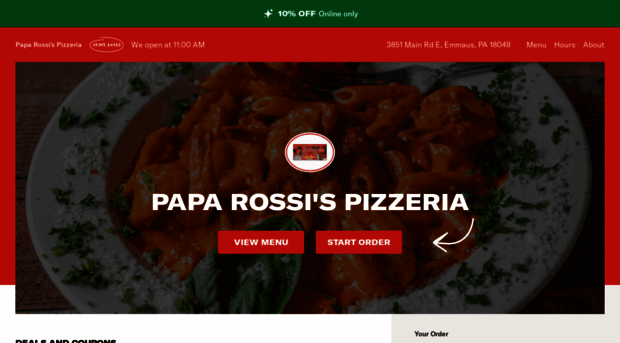 paparossispizza.com