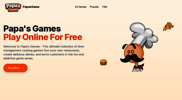 papasgame.io - Play Papa's Games Online ... - Papa Sgame