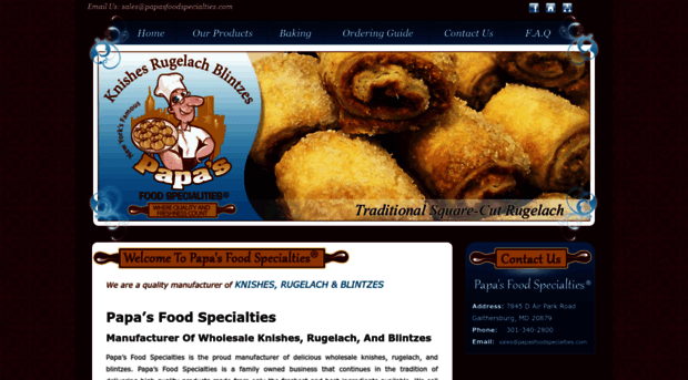 papasknishes.com