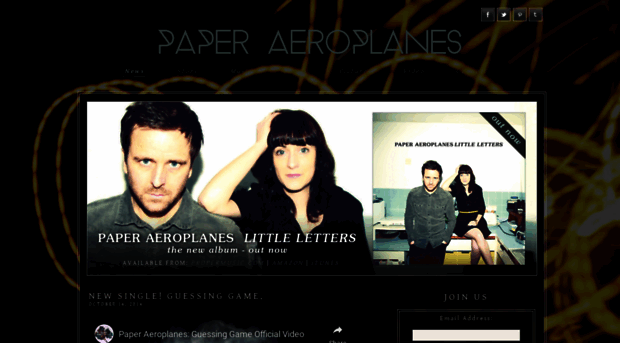 paperaeroplanesmusic.com