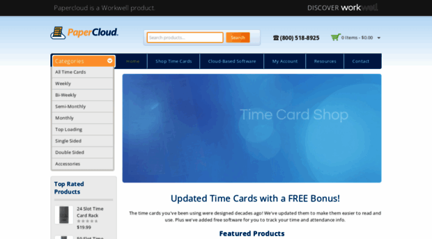 papercloudtimecards.com