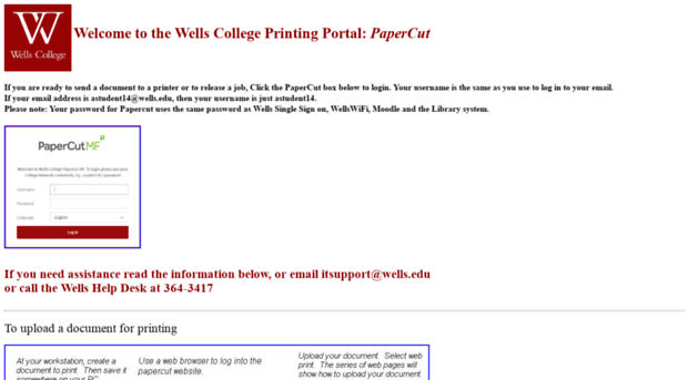 papercut.wells.edu