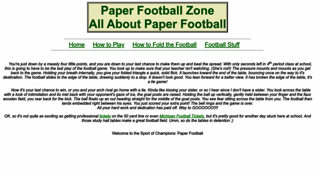 paperfootballzone.com