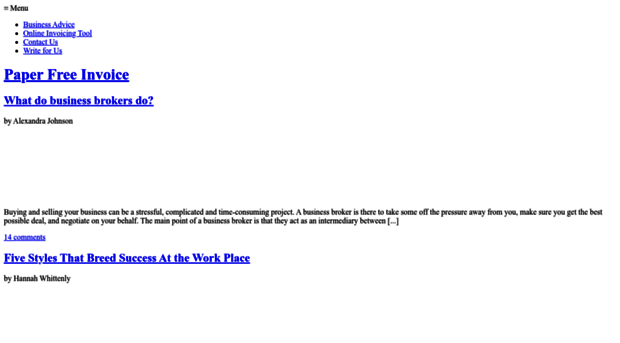 paperfreeinvoice.com
