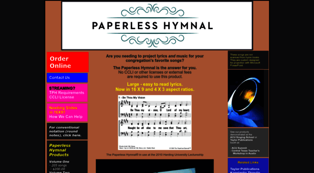 paperlesshymnal.com