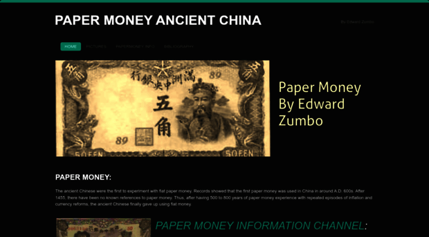 papermoneyassignment.weebly.com