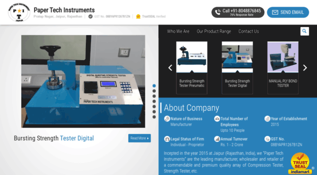 papertechinstruments.com