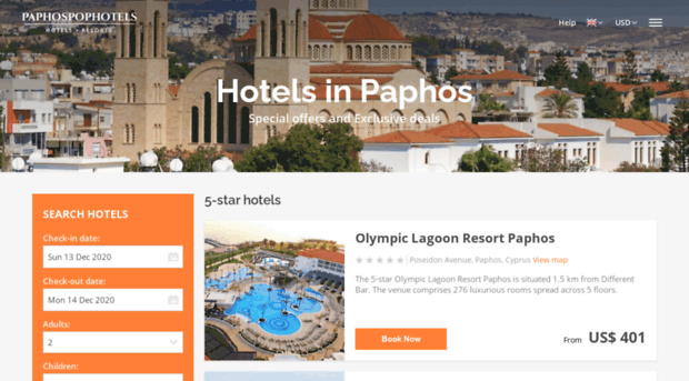 paphospophotels.com