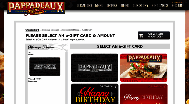 pappadeauxstore.wgiftcard.com