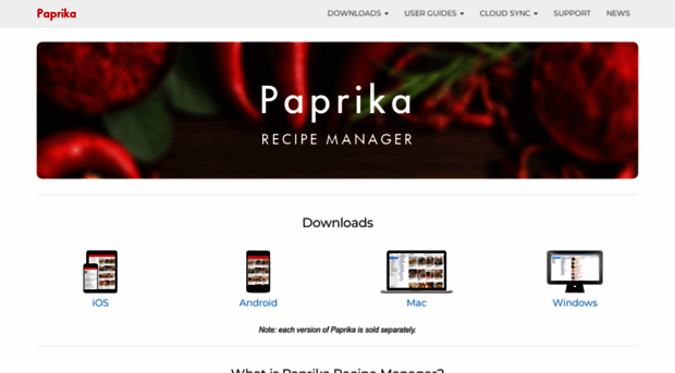 paprika recipe manager for windows reviews