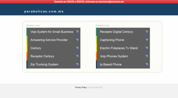 parabolicas.com.mx
