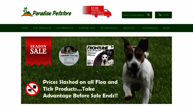 paradise-petstore.com