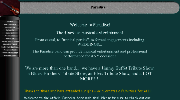 paradiseband.net