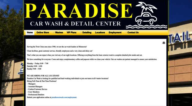 paradisecarwash.com