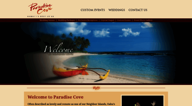 paradisecoveevents.com