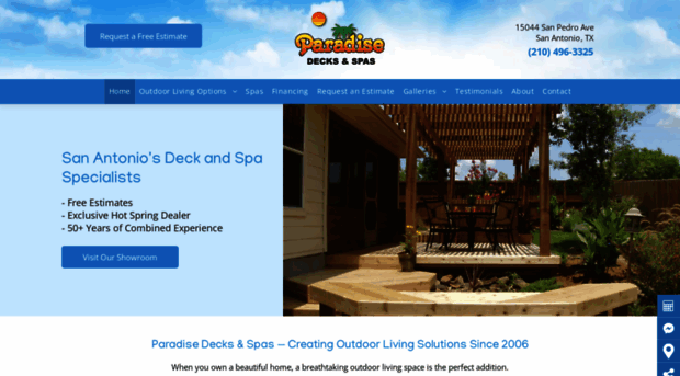 paradisedecksandspas.com