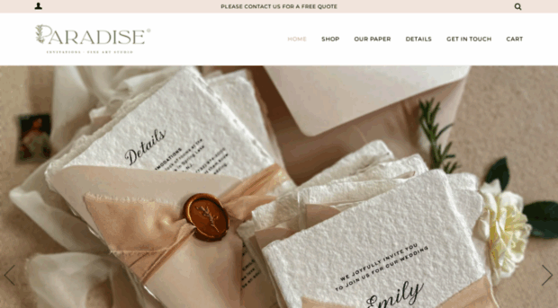 paradiseinvitations.com