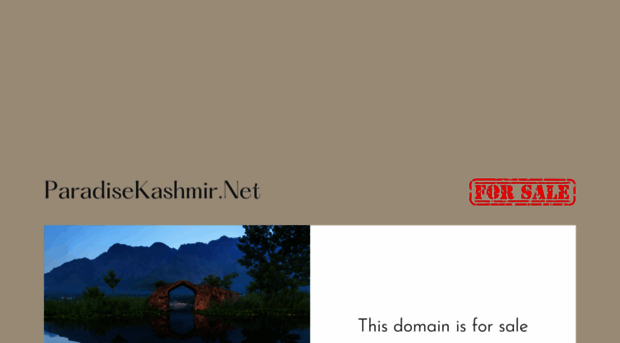 paradisekashmir.net