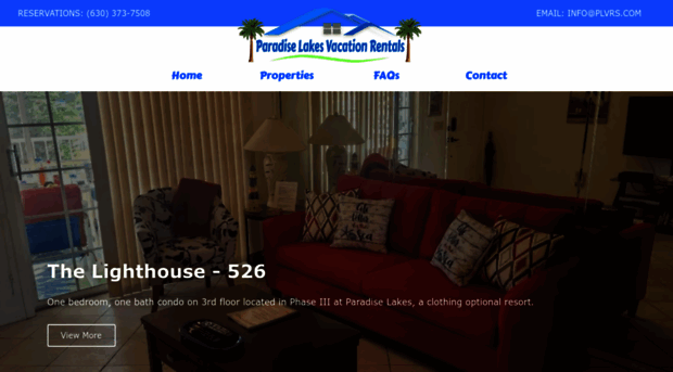 paradiselakesvacationrentals.com