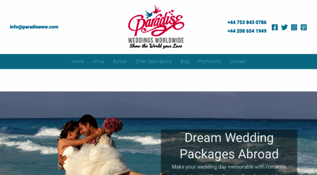 paradiseweddingsworldwide.com