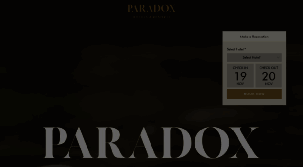 paradoxhotels.com