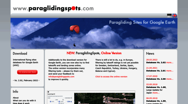 paraglidingspots.com