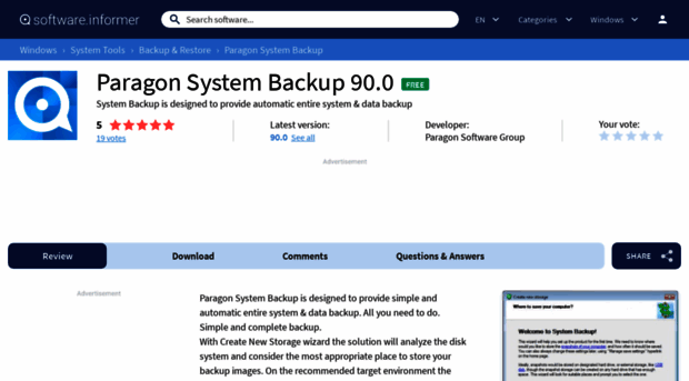 paragon-system-backup.software.informer.com