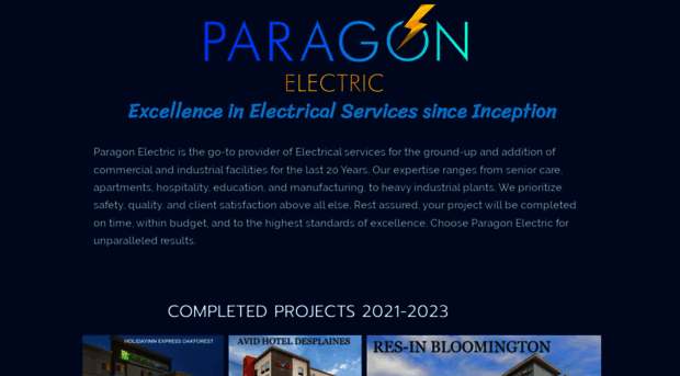 paragonelectricalcorporation.com