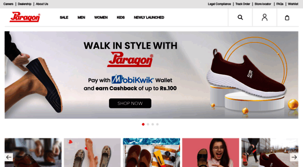 paragon shoes online