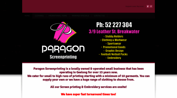 paragonscreenprint.com