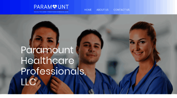 Screenshot of parahps.com website