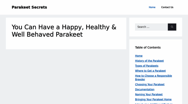 parakeetsecrets.com