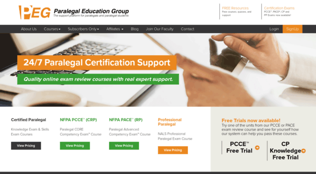 paralegaleducationgroup.com