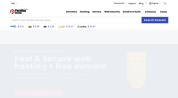 parallaxhosting.in