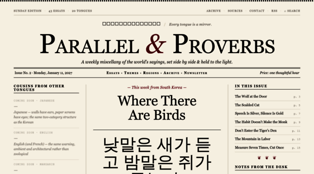 parallelproverbs.com