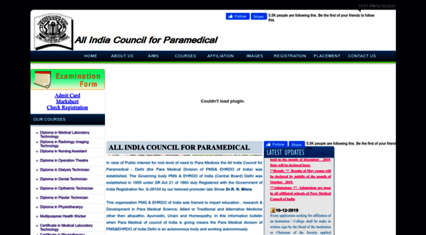 paramedicalcouncilofindia.org