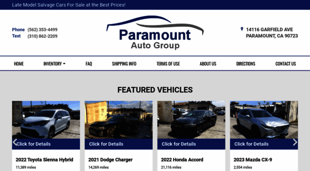 paramount-auto.com