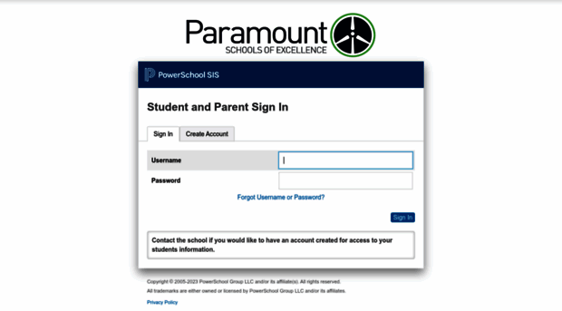 paramount.powerschool.com