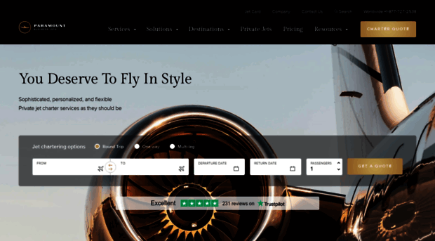paramountbusinessjets.co.uk