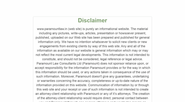 paramountlaw.in