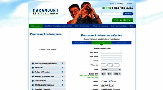 paramountlifeinsurance.com