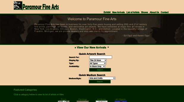 paramourfinearts.com