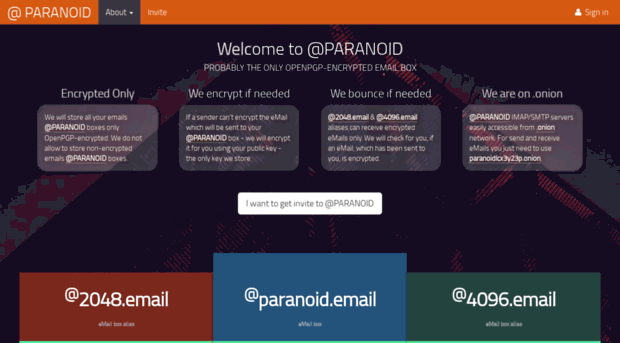 paranoid.email